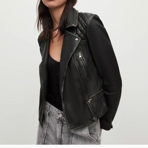All Saints Cargo leather jacket